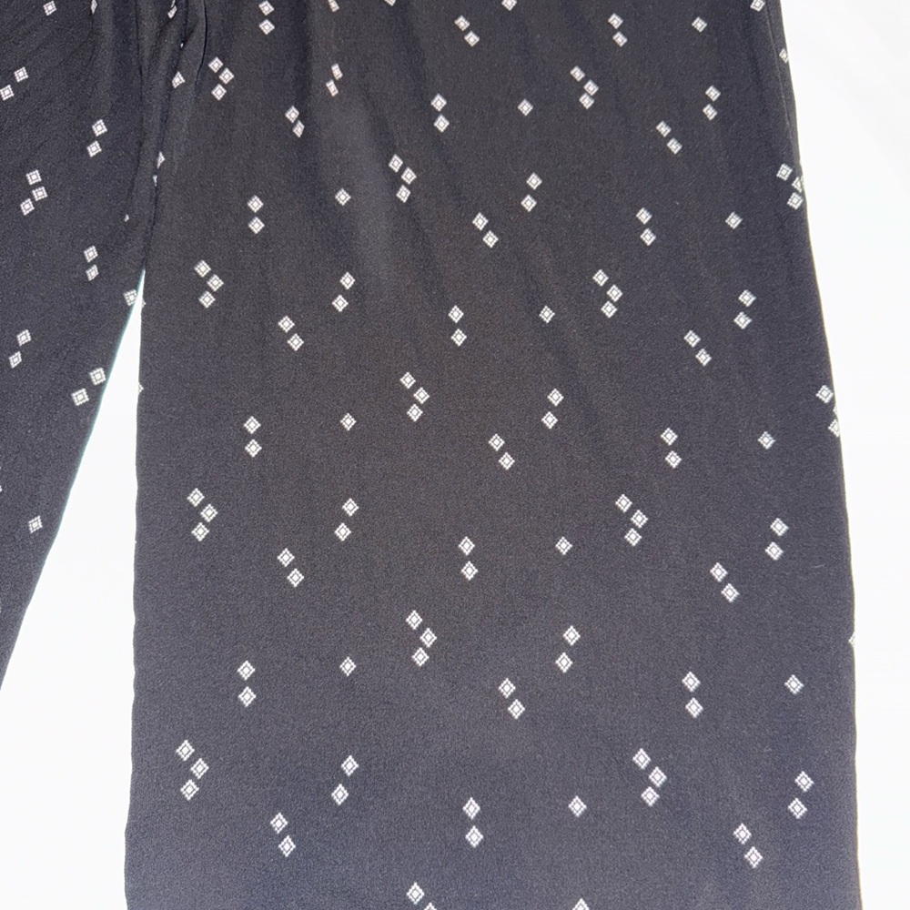 Willow & Root Women’s Wide Leg Crop Pants Black Size Large - Picture 10 of 13